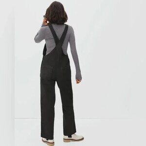 Everlane The Canvas Overalls Black